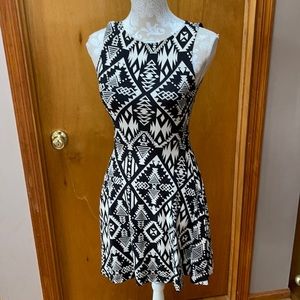 VS Pink skater style backless mini dress. Size XS